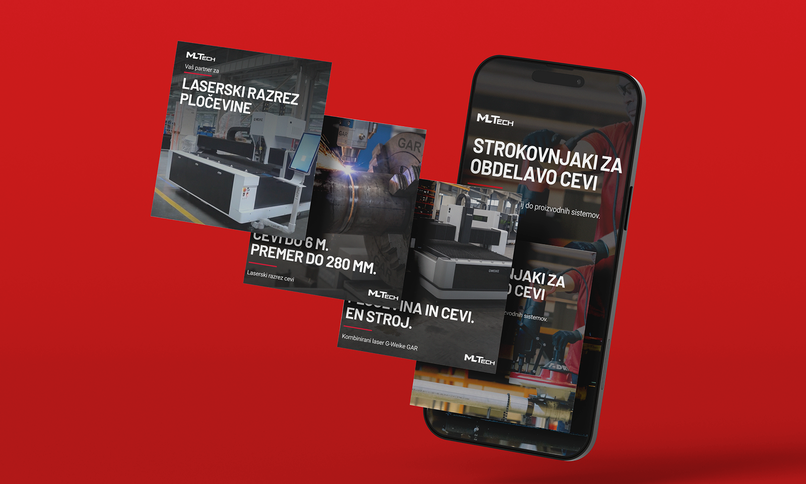 Klijent MLTech: B2B oglašavanje, strategija kanala i organske objave