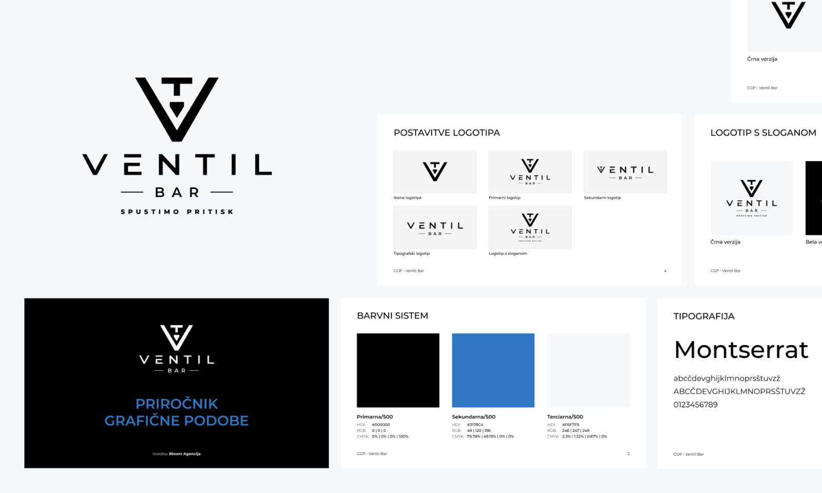Vizualni identitet Ventil Bar
